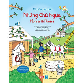 Tô Màu Bóc Dán - Những Chú Ngựa - Horses & Ponies