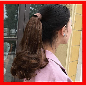 Tóc giả - đuôi tóc xoăn lọn đẹp - ĐUÔI TÓC KIỂU THANH UỐN 30CM