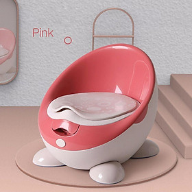 Bô cho bé đi vệ sinh hình phi thuyền Holla - ghế bô cho bé gái, bé trai (bô ngồi trẻ em có đệm da PU)