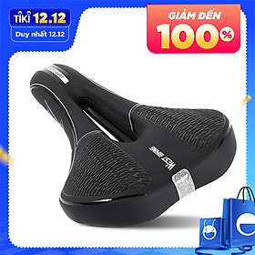WEST BIKING Yên Xe Đạp Phản Quang Có Xốp Đệm Mềm Cho Xe Đạp MTB