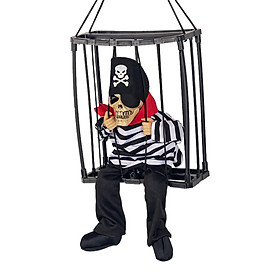 Scary Talking Prisoner Doll Horror Tricky Toy for Theme Parties Holiday Home