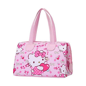 Sanrio Hello Kitty Túi Đeo Vai Cho Giai Điệu Pu Túi Xách Bé Gái Túi Đựng Đồ Ăn Trưa Hoạt Hình Dễ Thương Eco Túi Tote Kid Túi - one