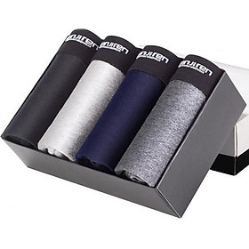 Set 4 Quần Boxer Nam Lưng Thấp Nanjiren (Nhiều Màu)