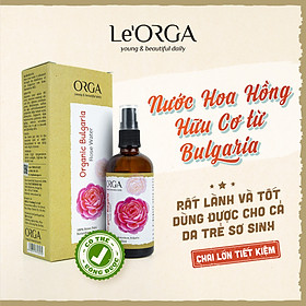 Nước hoa hồng dưỡng trắng da ROSE WATER ORGANIC BULGARIA 70ML- Giúp cân bằng pH, loại bỏ dầu nhờn và bụi bẩn tích tụ. Làm thông thoáng se khít lỗ chân lông.