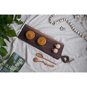 Mua Thớt óc chó gỗ tự nhiên trang trí  decor thái thức ăn