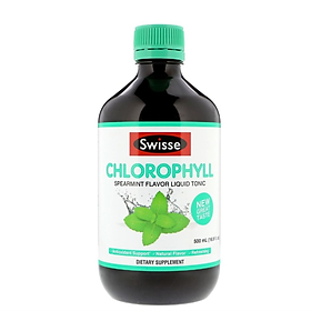 Nước diệp lục hỗ trợ thanh lọc, thải độc cơ thể Swisse Chlorophyll Spearmint Flavour Liquid (500ml) - Nhập khẩu Australia