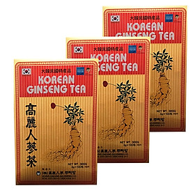 Combo 03 hộp trà sâm gingseng Hàn Quốc (hộp 100 gói)