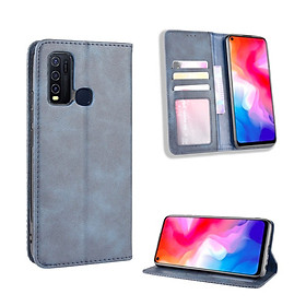 Bao da Vivo Y50 Flip Wallet Leather dạng ví đa năng siêu bền siêu êm