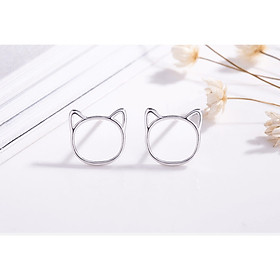 Khuyên tài VIỀN MÈO bông tai xinh xắn phụ kiện trang sức Hàn Quốc dễ thương