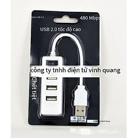 Bộ chia USB đặc biệt Bộ chuyển Hub 4 cổng USB sang đế cắm cho máy tính xách tay
