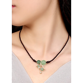 Vòng đeo cổ dây chuyền ngọc tự nhiên VN15