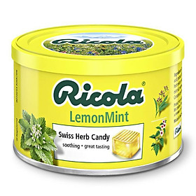 Kẹo Thảo Mộc Ricola swiss herb Vị Lemon mint và Original Herb (100g)