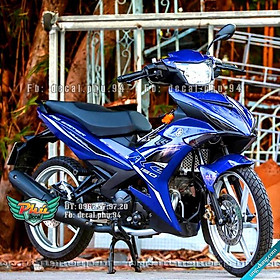 Tem rời EX 150 RC xanh dương 2019