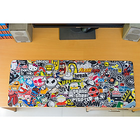 Mua Lót chuột  bàn di chuột  mousepad (nhiều mẫu đẹp) kích thước 80x30x0.3 cm