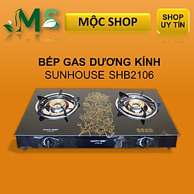Mua BẾP GA DƯƠNG KÍNH SUNHOUSE SHB2106 - Hàng Chính Hãng