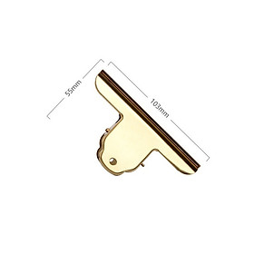 Kẹp giấy kẹp hồ sơ bằng thép không gỉ đa năng 10.3 x 5.5 cm