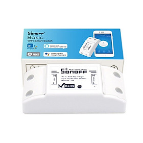 Mua Công Tắc Điều Khiển Từ Xa Qua Mạng Wifi  3G Sonoff Basic  Bản Tiếng Anh 