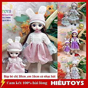 Búp Bê 30cm Có Khớp Có Nhạc Hát Vui Nhộn Hàng Cao Cấp Đồ Chơi Cho Bé Gái