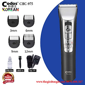  Codos CHC 975 Tông Đơ Cắt Tóc Lưỡi Ceramic Cao Cấp