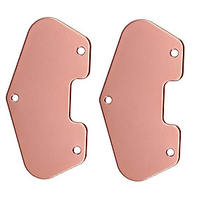 2 Pieces Copper-red Guitar Humbucker Pickup Baseplate for TL Electric Guitar Stringed Instrument Parts