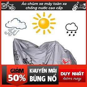 Bạt áo phủ trùm che xe máy sh vespa moto pkl vision xe đạp điện chống nắng