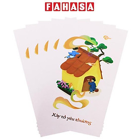 Bộ 5 Bao Lì Xì Tết Ất Tỵ Sdstationery - Ngũ Hành Nghinh Xuân - Thổ