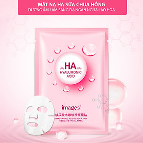 Mặt nạ giấy dưỡng trắng da nhạy cảm mụn thải độc cấp ẩm chống lão hóa làm sạch sâu HA Hyaluronic acid