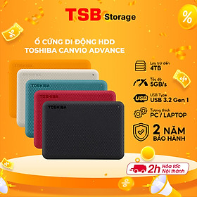 Ổ cứng di động Toshiba Canvio Advance Hàng Chính Hãng
