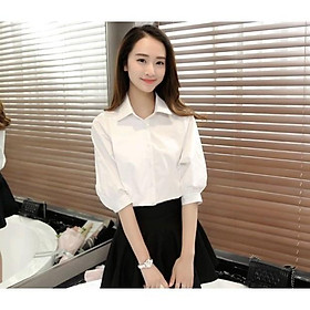 Áo sơ mi bèo áo hoa nữ đẹp phong cách hàn quốc kiểu tay phồng có nhún  kiểu dáng trẻ trung dễ phối đồ  khuyến mãi giá rẻ chỉ 315000 đ 