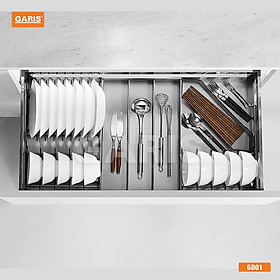 Giá bát đĩa, inox hộp Garis GD01