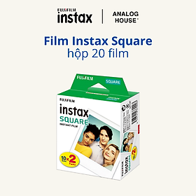 Film Instax Square Viền Trắng - Giấy in ảnh vuông cho máy chụp lấy liền Instax Square - Hàng Chính Hãng