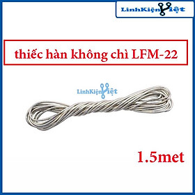 Thiếc hàn không chì hàn quốc cuộn 1,5 mét - 0.8mm PB-Free LFM-22