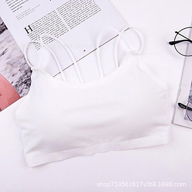 Bralette Không Ren Dây Đan cotton cao cấp kèm đệm mút QUINN BRA AB1837 – Áo Lót áo ngực hai dây không gọng hottrend sexy