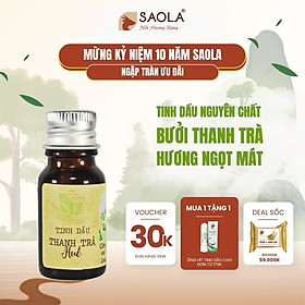 Tinh dầu Bưởi Thanh Trà Huế 30ml (Pomelo Peel oil) - giúp giữ ấm, tránh gió và xua đuổi côn trùng, lọc không khí - Hành Chính Hãng