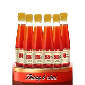 Nước mắm nhĩ ngon truyền thống 55 ĐỘ ĐẠM-Thượng hạng thùng 6 chai 250ml