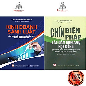 Hình ảnh Sách - Combo 2 cuốn Kinh doanh sành luật + 9 biện pháp bảo đảm nghĩa vụ hợp đồng