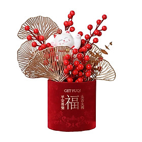 Flower Basket Ornament Table Centerpiece Flower Arrangement for Hotel Decor