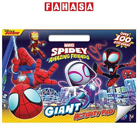 Sách ngoại văn: Spidey And His Amazing Friends - Giant Activity Pad - Glow Webs Glow!