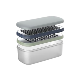 Hộp Bào Thực Phẩm Đa Năng 2 Lưỡi La Fonte-015820 - Hàng chính hãng