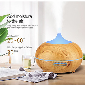 Máy Xông Tinh Dầu Cao Cấp Bí Ngô Tình Yêu - Kiểu Dáng Sang Trọng Siêu Âm 400 - 550ml - Giúp Khuếch Tán Tỏa Hương Thơm Phòng - Tạo Độ Ẩm - Lọc Không Khí - Tặng Kèm Điều Khiển Từ Xa - Hàng Chính Hãng