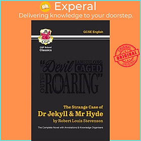 Sách - The Strange Case of Dr Jekyll & Mr Hyde - The Complete Novel with Annotation by CGP Books (UK edition, paperback)