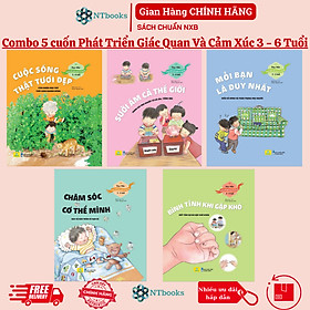 Sách - Combo 5 Cuốn Phát Triển Giác Quan Và Cảm Xúc 3 - 6 Tuổi