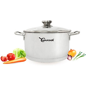 Nồi Inox You Cook 3 Đáy Thân Đứng YCP20-3LS