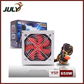 Nguồn VSP 650W Full Box - Kèm Dây Nguồn - JL - Hàng Chính Hãng