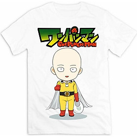 Áo Thun Unisex Mirako One Punch Man 01-Saitama - Trắng
