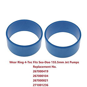 2 Pack Plastic Watercraft] Wear  155.5mm for Sea Doo GTX RXP SE SC 130