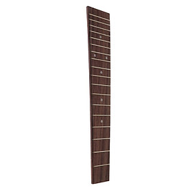 Sunnimix Gỗ Hồng Sắc 18 Giải Tầng Đàn Ukulele Fretboard Ván Trượt Ngón Tay Cho 24 Inch Đàn Ukulele