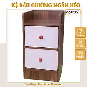 Mua Tủ Kê Đầu Giường Gosashi Tab Đầu Giường Mini Có Ngăn Kéo Chất Liệu Gỗ MDF Phủ Melamin