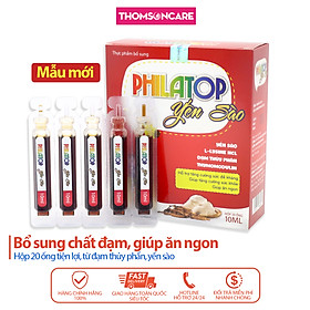 Philatop yến sào con hươu hộp 20 ống- Giúp bổ sung L-Lcystine