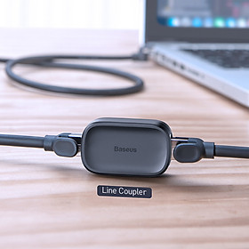 Baseus RJ45 Connector Ethernet Cable Adapter Lan Cable Extender Splitter for Internet Cable Connection Female to Female